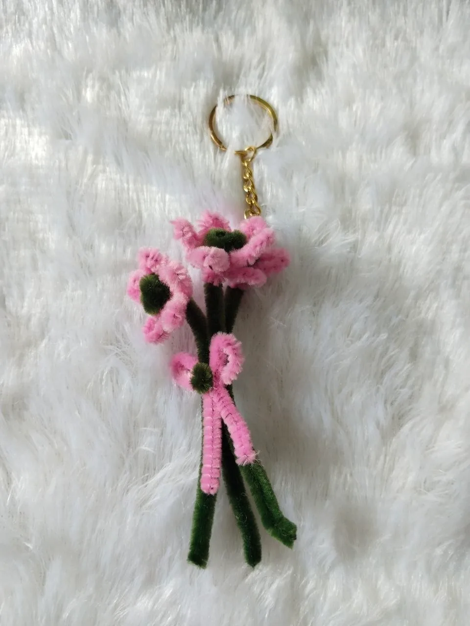 Three Roses Keychain