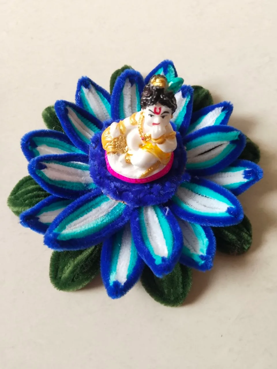 Blue Festive Piece