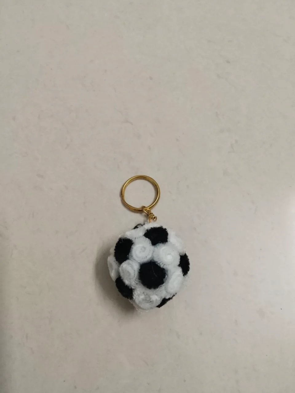 Football handmade keychain
