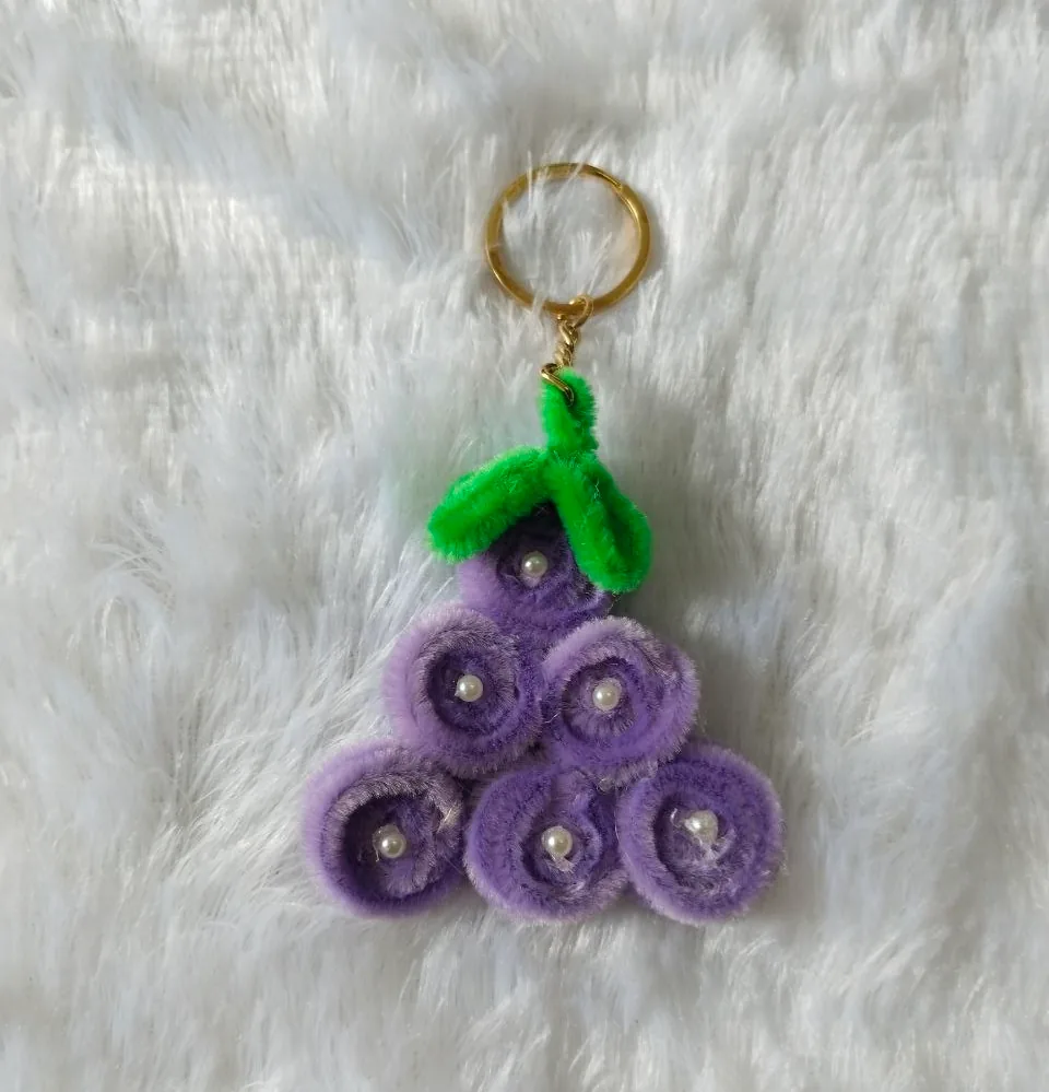 Grapes Keychain
