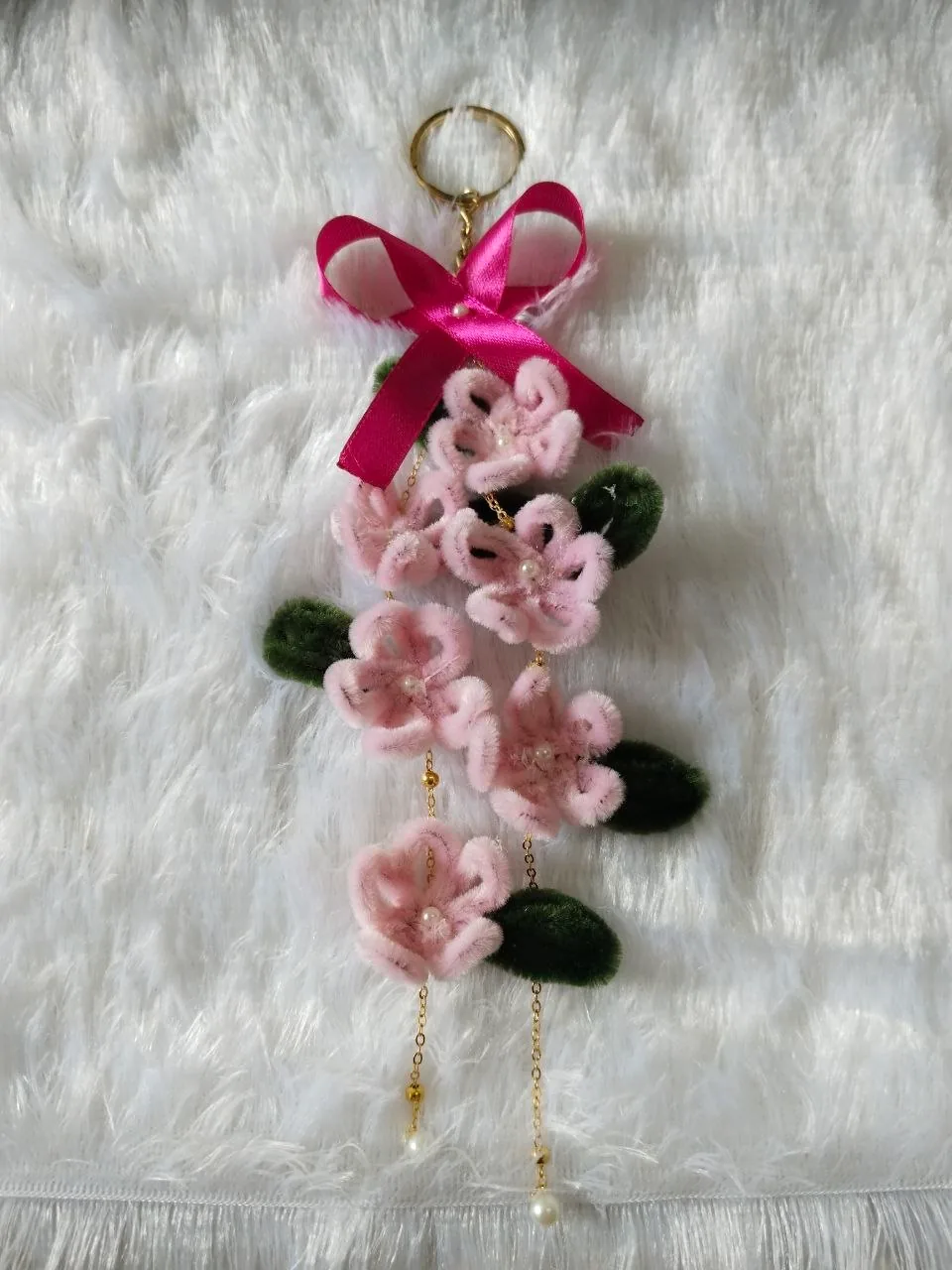 Pink Bag Charm