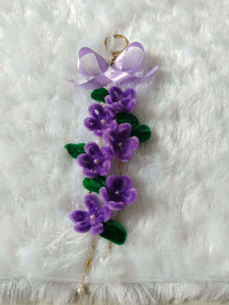 Purple Bag Charm