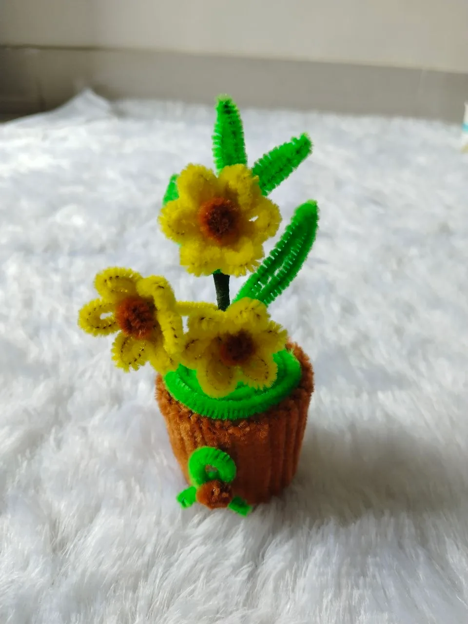 Yellow Flowers Pot